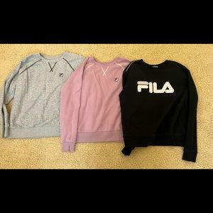 Fila crew neck sweaters size large